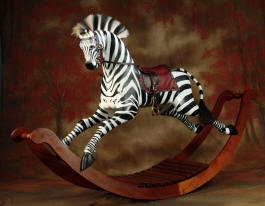 Zebra Rocking Horse