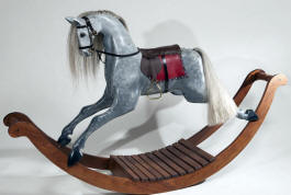 Dapple Grey Rocking Horse