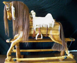 Comanche Moon Rocking Horse