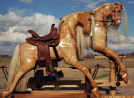 Palomino Rocking Horse