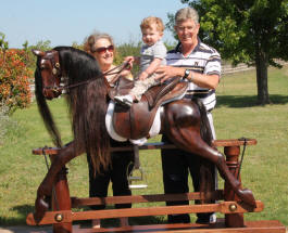 Becky's Horse created by Al Carr of Native Texan Horses in Fredericksburg, TX.